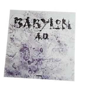 Babylon‎ A.D. Back in Babylon 1989 Promo Flat Album Poster 12x12 D/S Arista